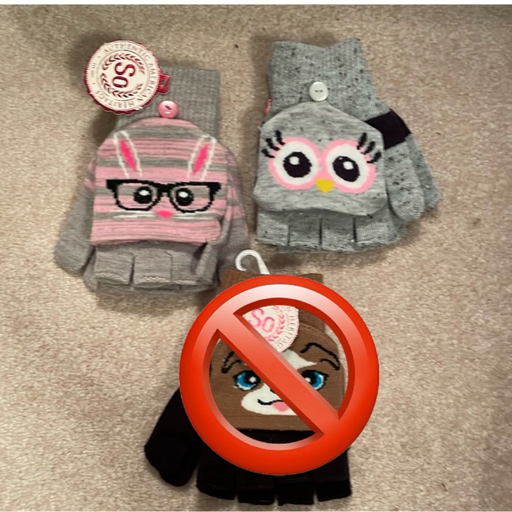 SO kids winter gloves